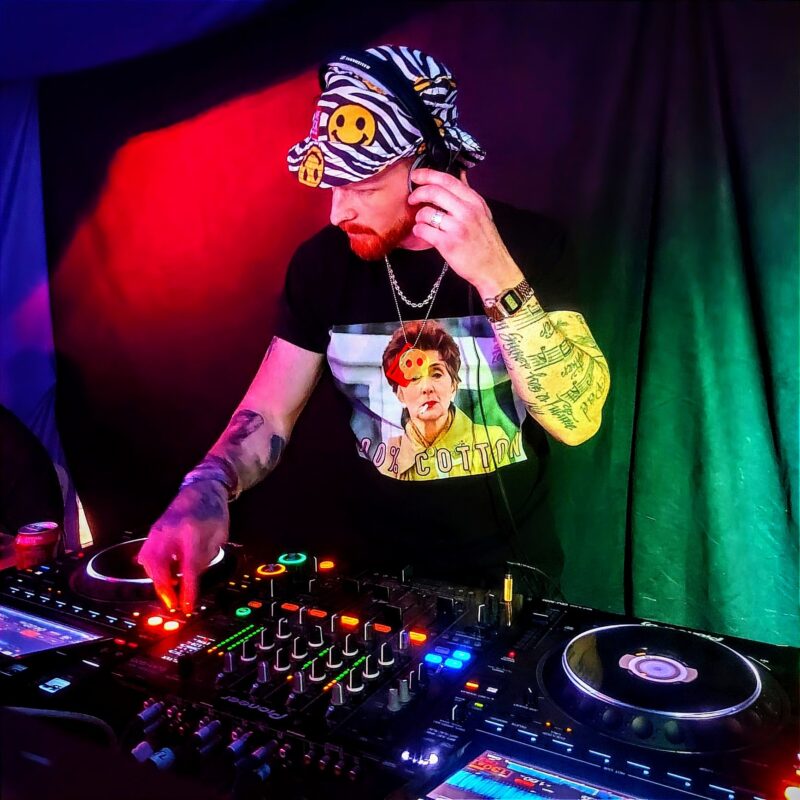 Hire the Ginger Joker as your next party DJ